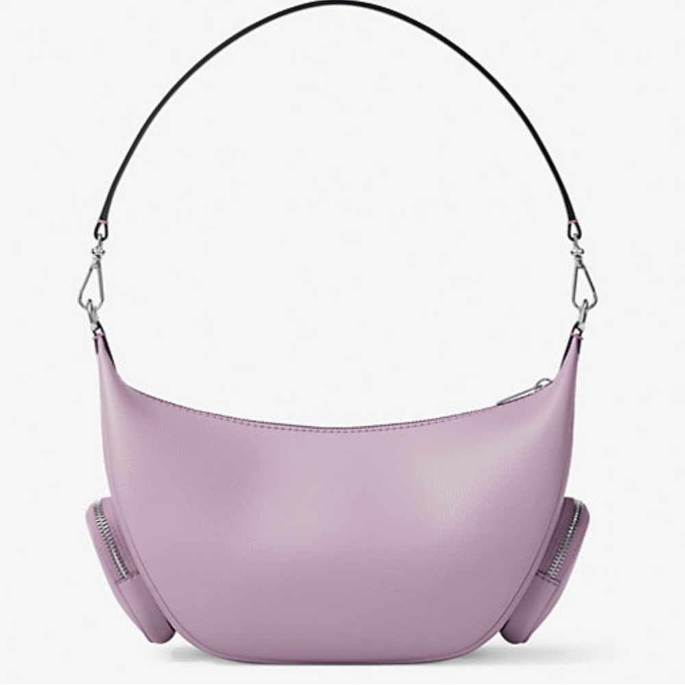 MICHAEL KORS Merritt Medium Pebbled Leather Convertible Shoulder Bag
Quartz 
NWT - Picture 3 of 16